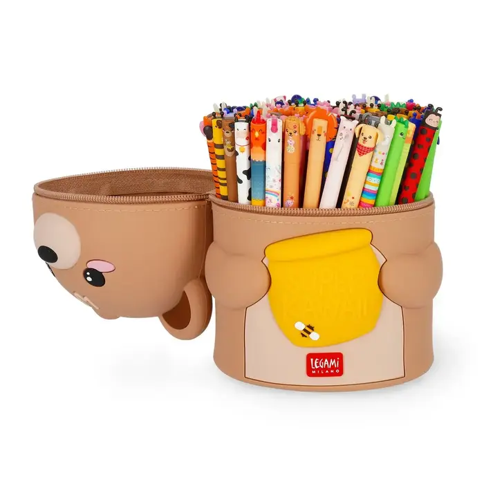 LEGAMI LEGAMI SUPER KAWAII PENCIL CASE TEDDY BEAR
