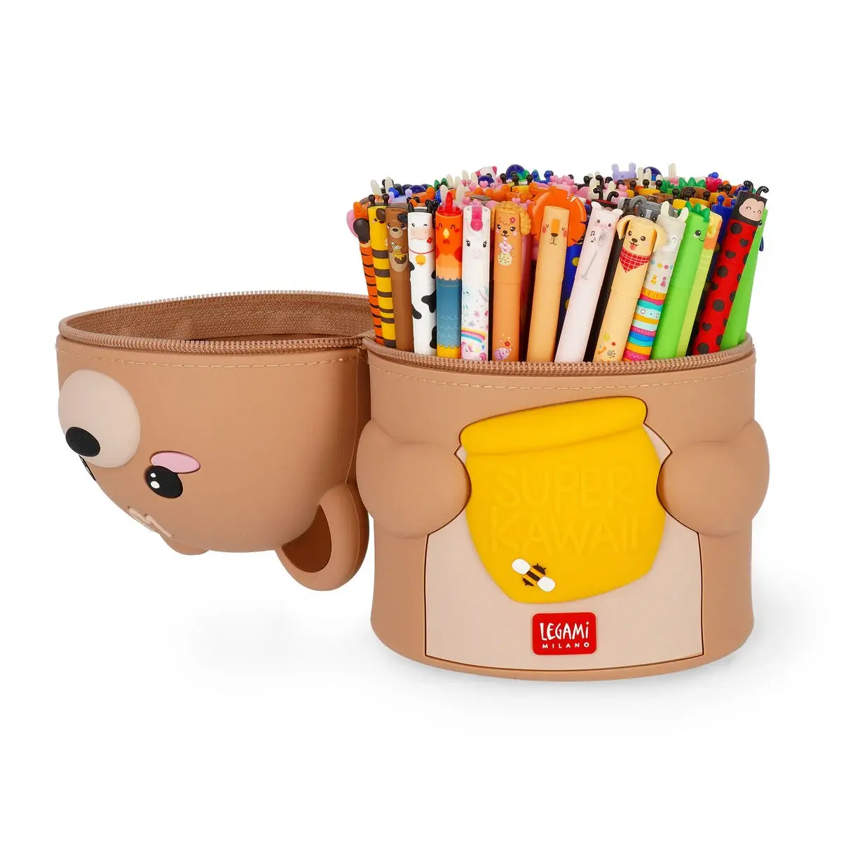 LEGAMI LEGAMI SUPER KAWAII PENCIL CASE TEDDY BEAR