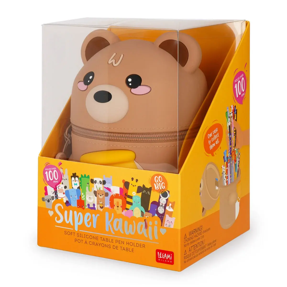 LEGAMI LEGAMI SUPER KAWAII PENCIL CASE TEDDY BEAR