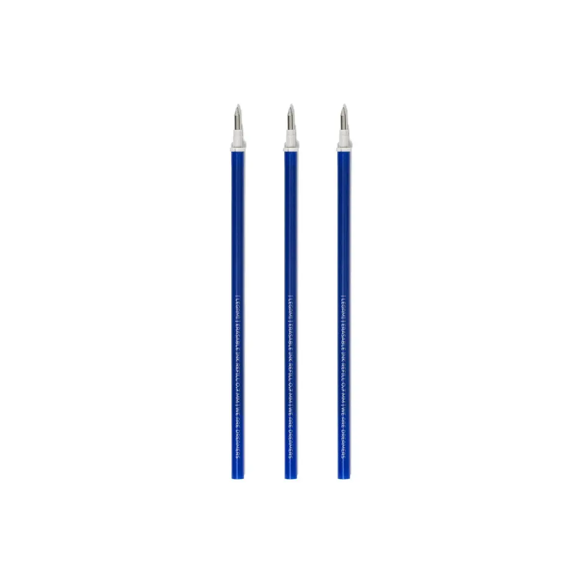LEGAMI LEGAMI ERASABLE GEL PEN REFILLS SET OF 3 BLUE