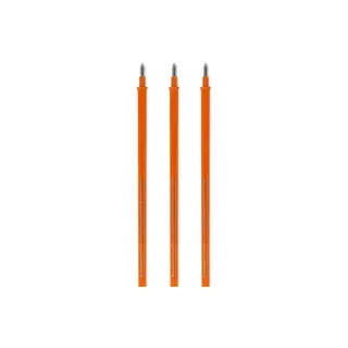 LEGAMI LEGAMI ERASABLE GEL PEN REFILLS SET OF 3 ORANGE