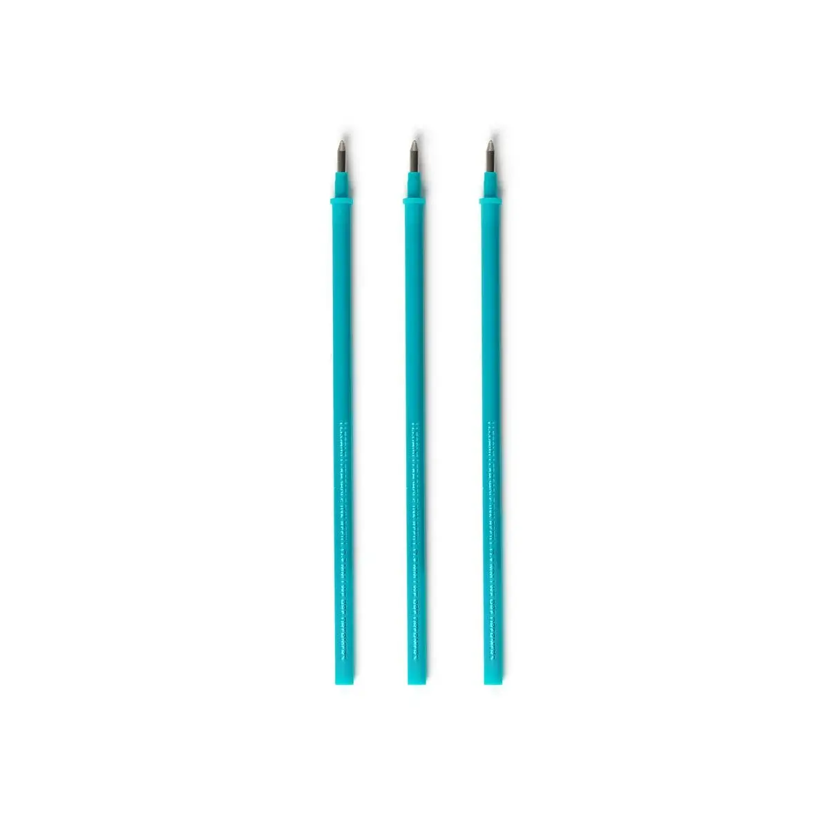 LEGAMI LEGAMI ERASABLE GEL PEN REFILLS SET OF 3 TURQUOISE