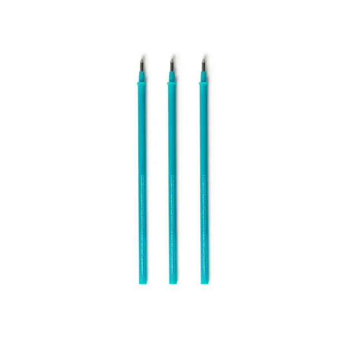 LEGAMI LEGAMI ERASABLE GEL PEN REFILLS SET OF 3 TURQUOISE