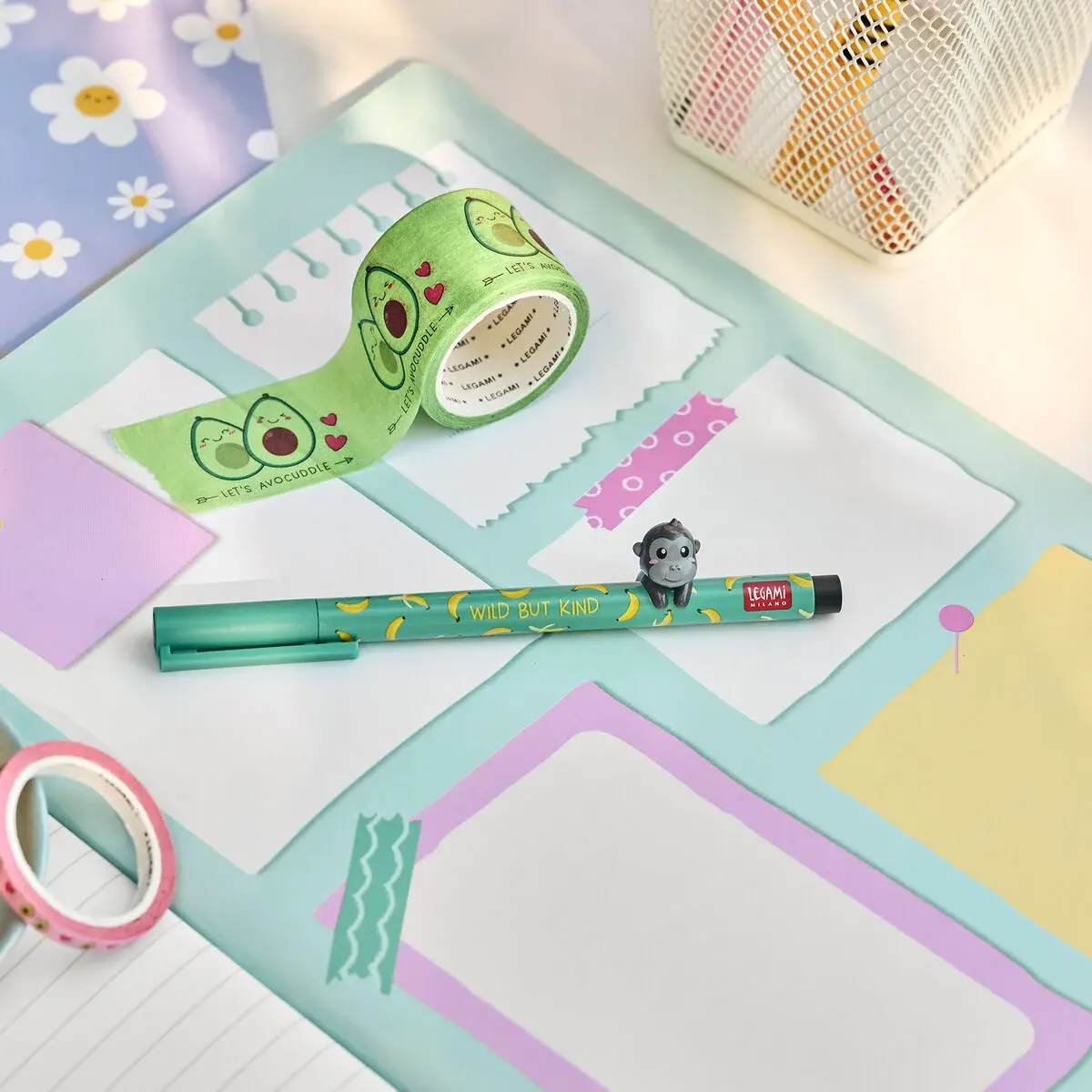 LEGAMI LEGAMI LOVELY FRIENDS GEL PEN WITH ANIMAL DECORATION GORILLA