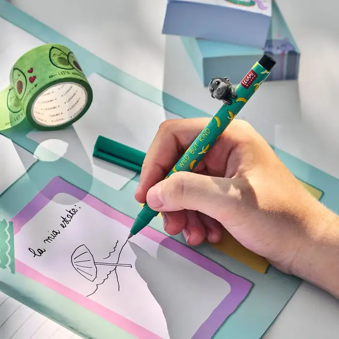 LEGAMI LEGAMI LOVELY FRIENDS GEL PEN WITH ANIMAL DECORATION GORILLA