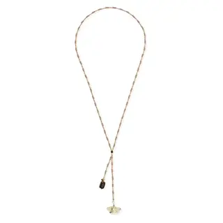 A BEAUTIFUL STORY BS ENTIRE TIGER EYE NECKLACE
