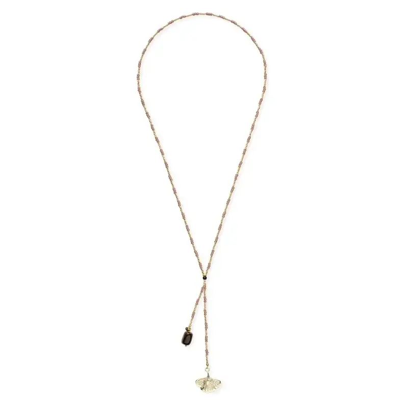 A BEAUTIFUL STORY BS ENTIRE TIGER EYE NECKLACE