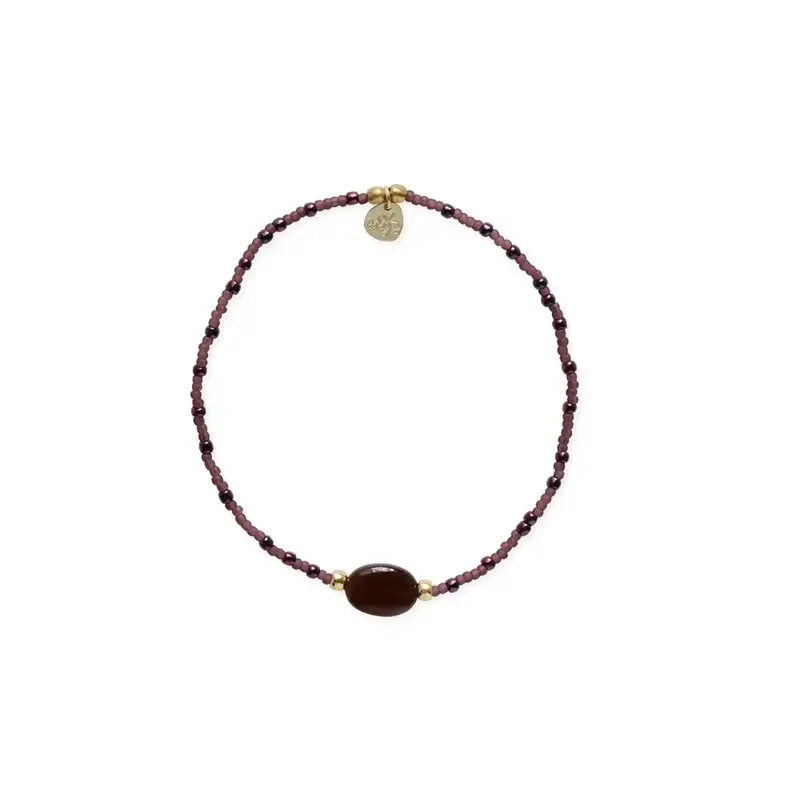 A BEAUTIFUL STORY BS UNWRITTEN GARNET BRACELET