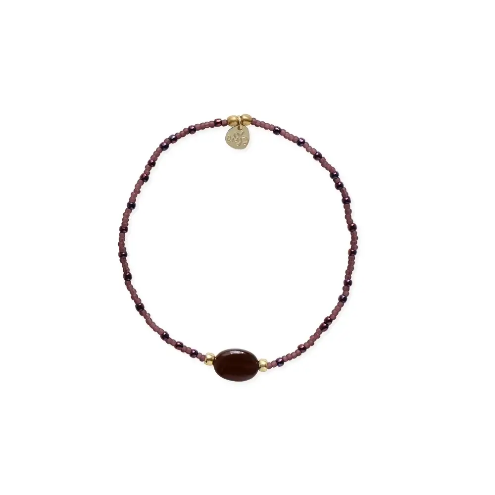 A BEAUTIFUL STORY BS UNWRITTEN GARNET BRACELET