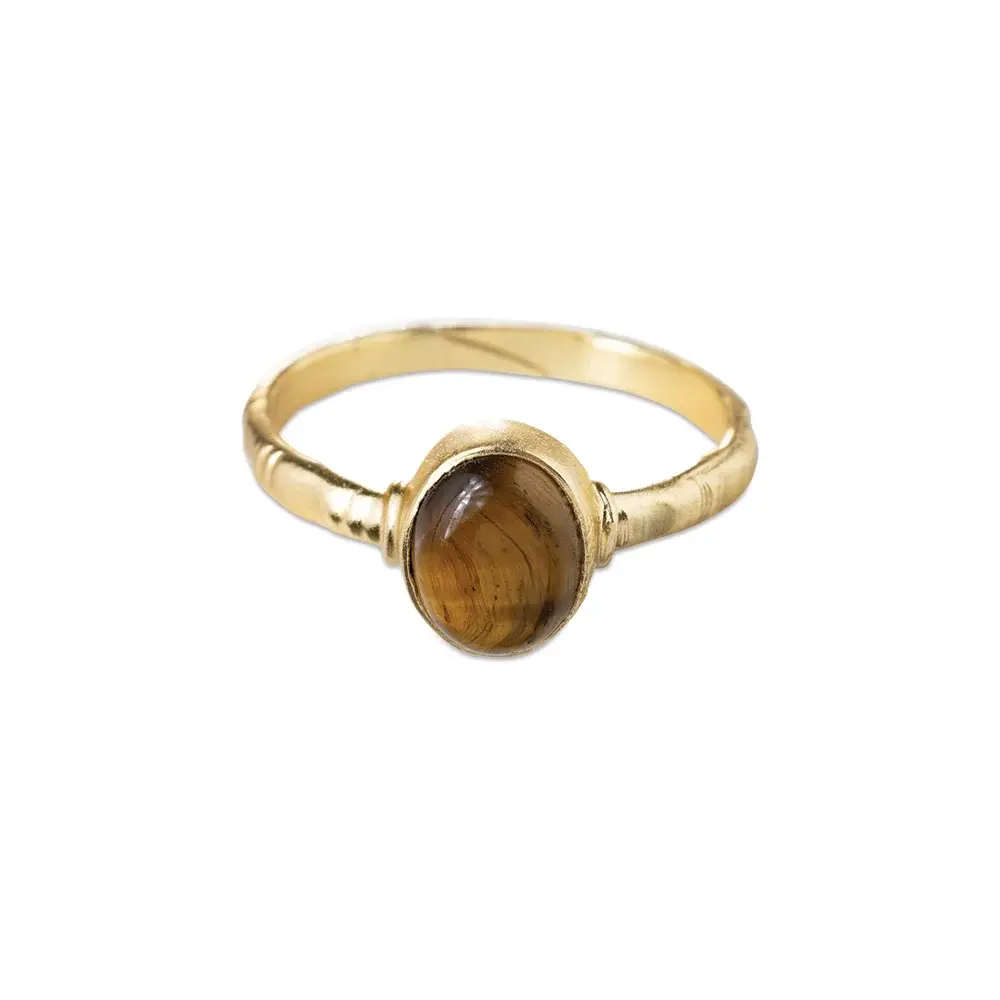 A BEAUTIFUL STORY BS CERTAIN TIGER EYE RING