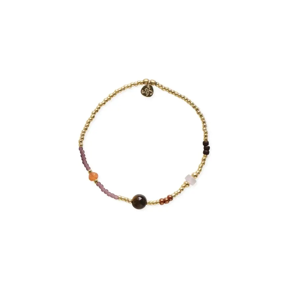 A BEAUTIFUL STORY BS AMUSE TIGER EYE BRACELET