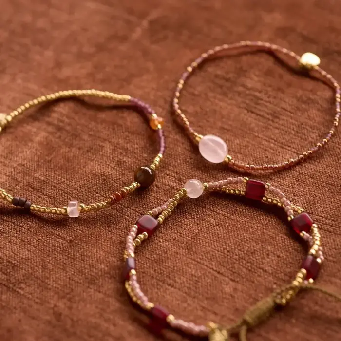 A BEAUTIFUL STORY BS AMUSE TIGER EYE BRACELET