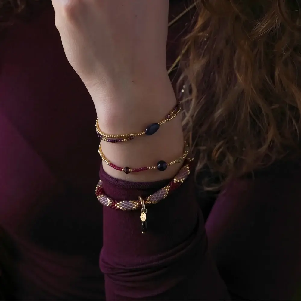 A BEAUTIFUL STORY BS AMUSE AMETHYST BRACELET