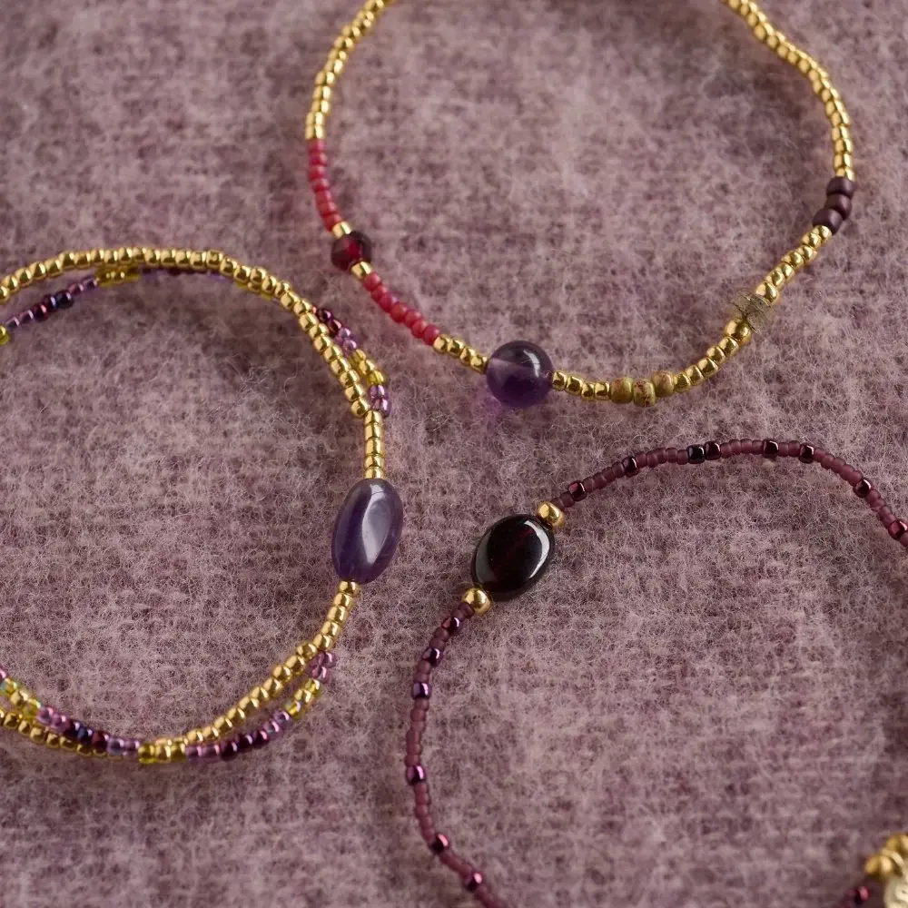 A BEAUTIFUL STORY BS SHINING AMETHYST BRACELET