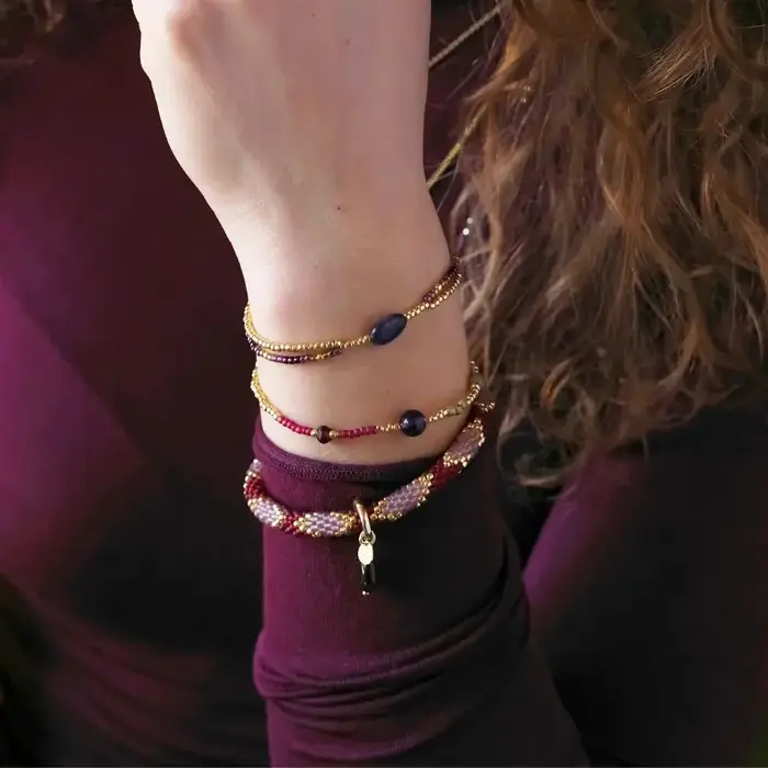 A BEAUTIFUL STORY BS SHINING AMETHYST BRACELET