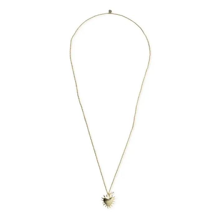 A BEAUTIFUL STORY BS PARADISE FIRE HEART NECKLACE