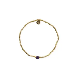 A BEAUTIFUL STORY BS STILLNESS AMETHYST BRACELET