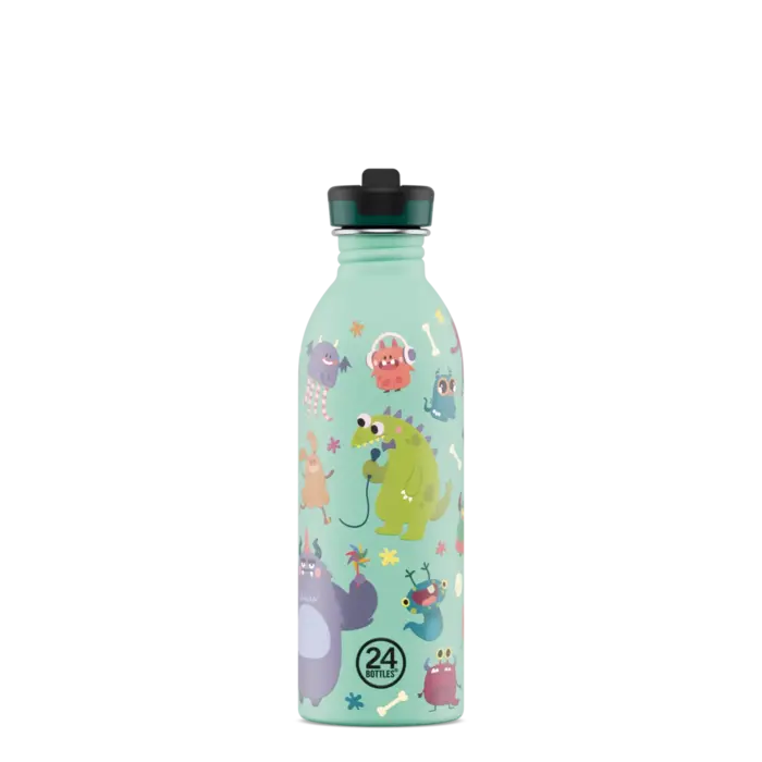 24 BOTTLES 24BOT URBAN BOTTLE 050 SPOOKY FRIENDS W/ SPORT LID