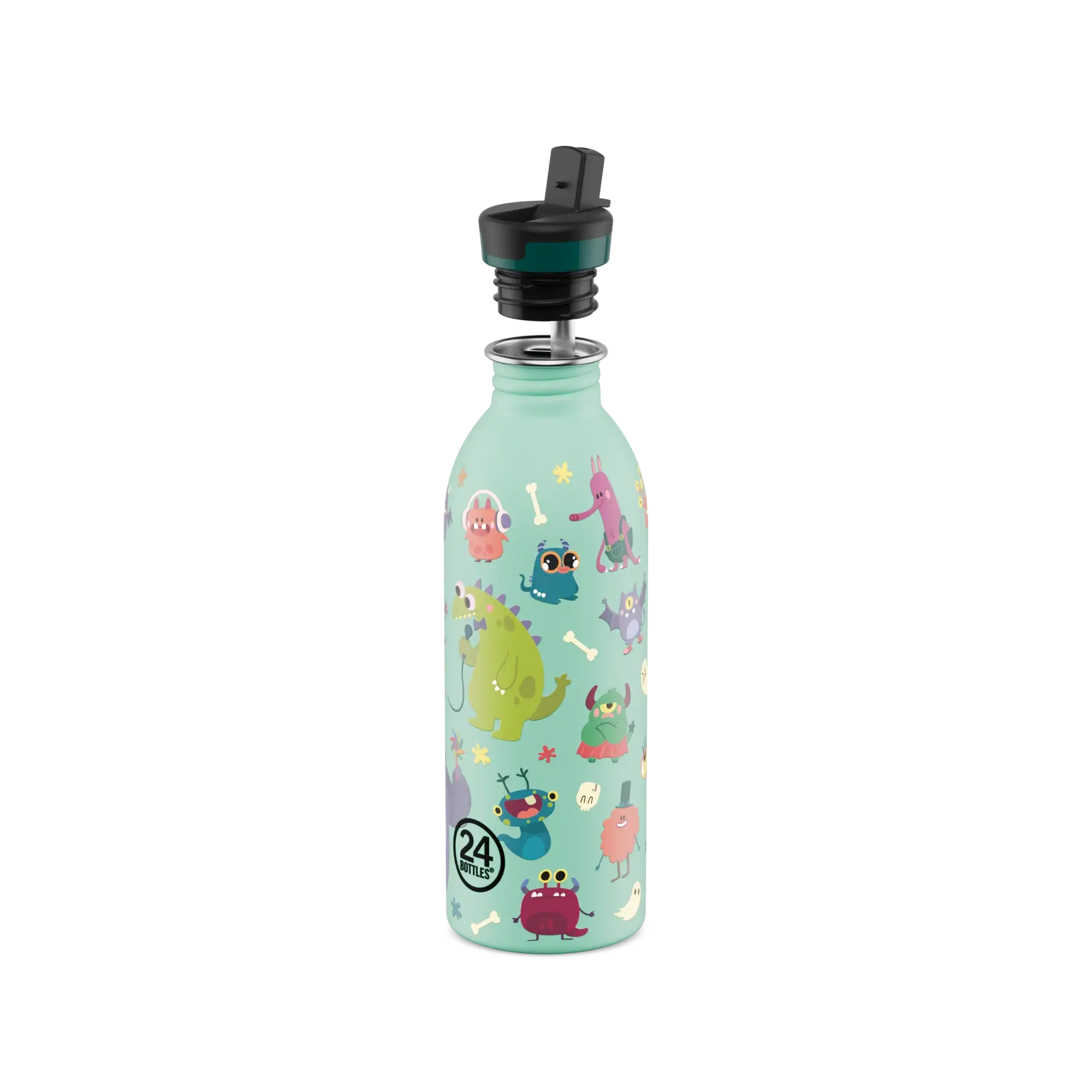24 BOTTLES 24BOT URBAN BOTTLE 050 SPOOKY FRIENDS W/ SPORT LID