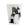 HELEN B CUP DRAMA ON A CHAIR