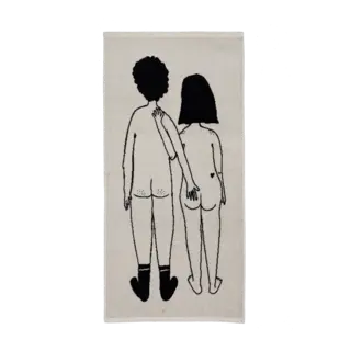 HELEN B HELEN B HANDDOEK NAKED COUPLE BACK