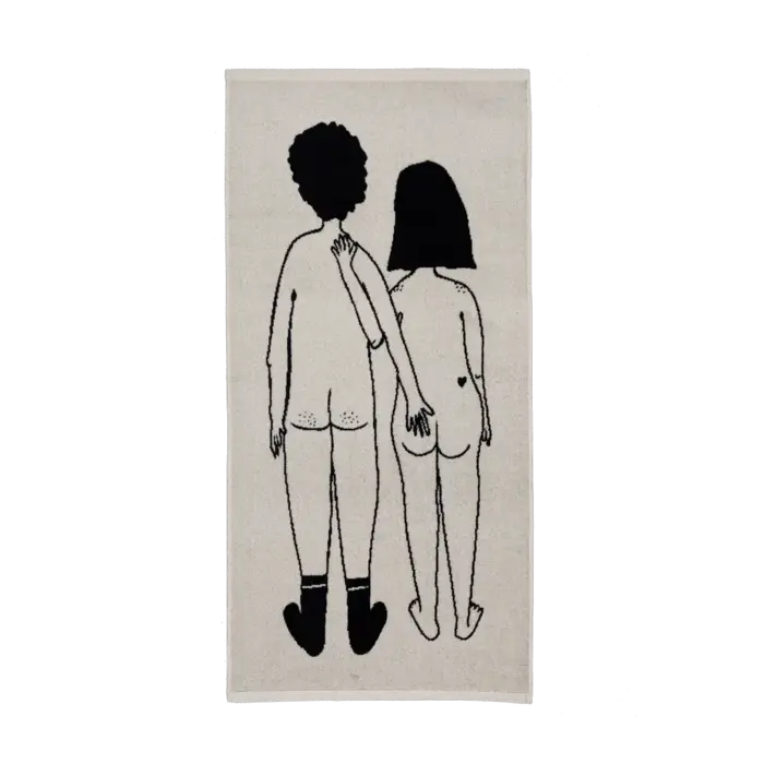 HELEN B HELEN B HANDDOEK NAKED COUPLE BACK