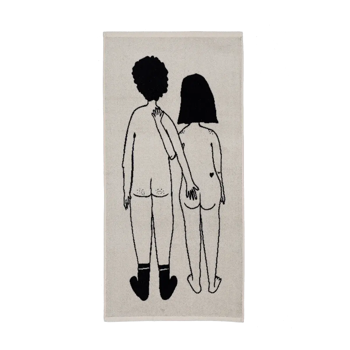 HELEN B HELEN B HANDDOEK NAKED COUPLE BACK