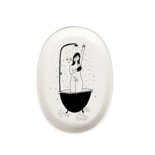 HELEN B HELEN B ZEEPSCHAALTJE BLACK TUB