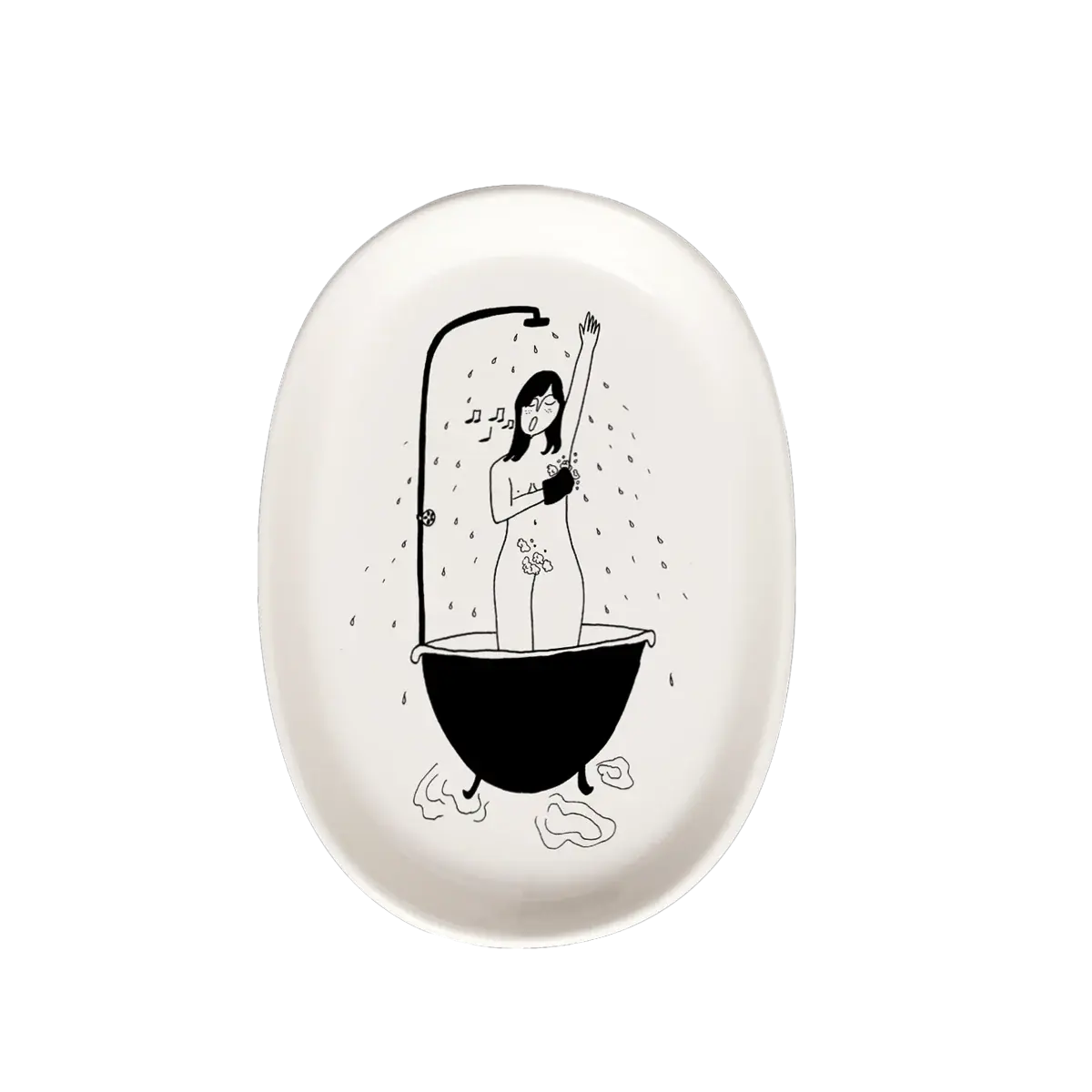 HELEN B HELEN B ZEEPSCHAALTJE BLACK TUB