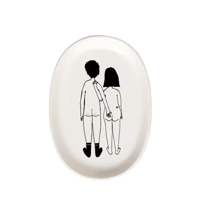 HELEN B HELEN B ZEEPSCHAALTJE NAKED COUPLE BACK