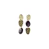 BS DRIFTING AMETHYST EARRINGS