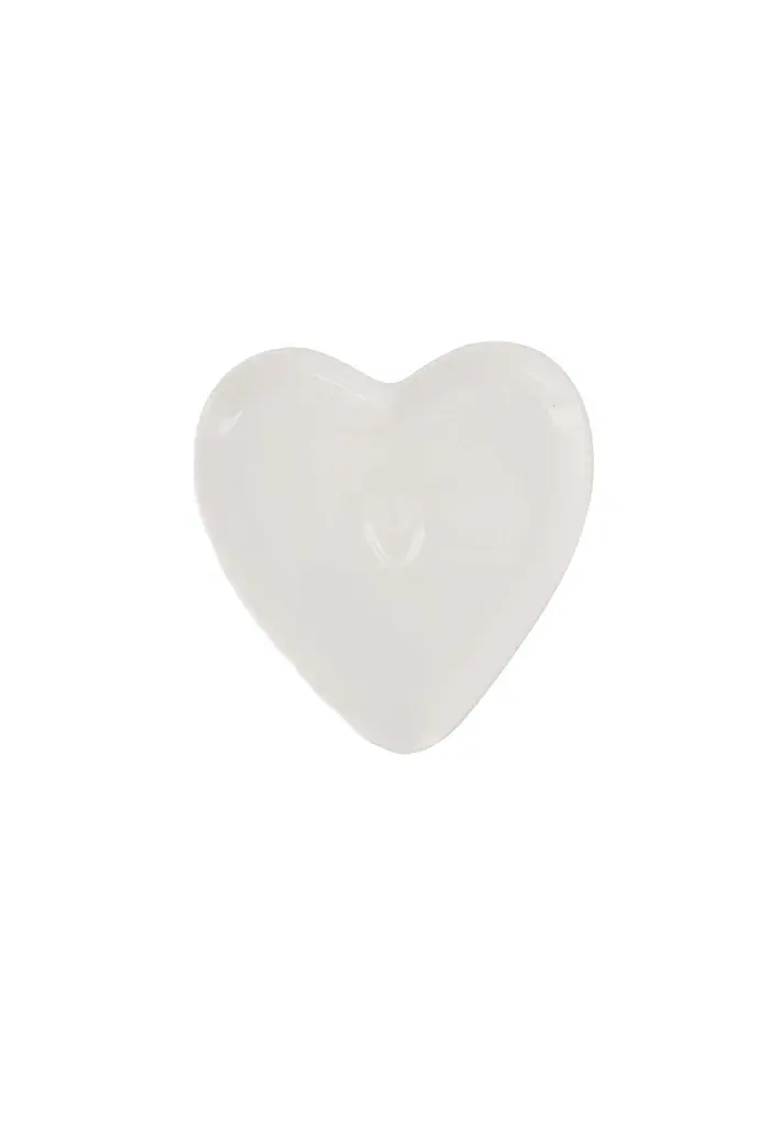 ZUSSS ZUSSS SPOON HOLDER HEART SHAPE WHITE