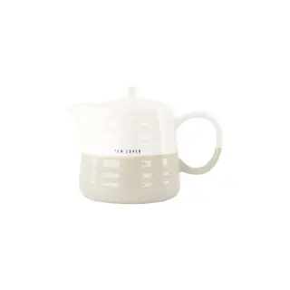 ZUSSS ZUSSS TEAPOT TEA LOVER WHITE / SAND