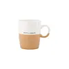 ZUSSS TEA MUG GEZELLIGHEID WHITE / CAMEL