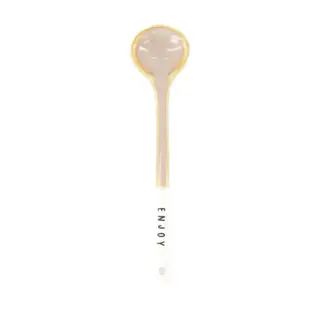 ZUSSS ZUSSS TEASPOON ENJOY WHITE / DARK SAND