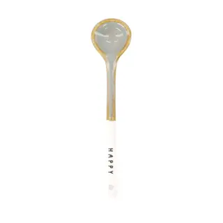 ZUSSS ZUSSS TEASPOON HAPPY WHITE / ASH BLUE