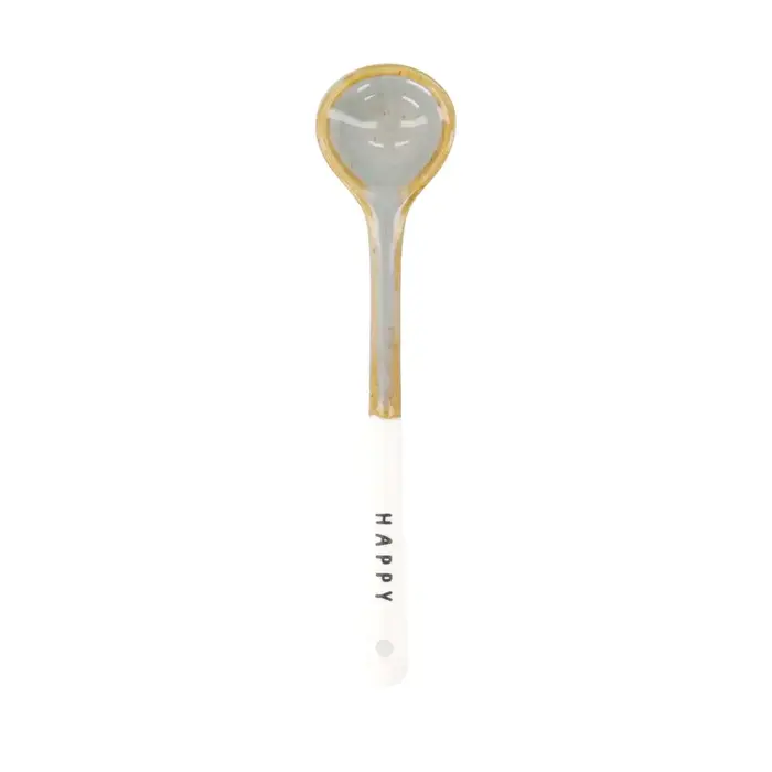 ZUSSS ZUSSS TEASPOON HAPPY WHITE / ASH BLUE
