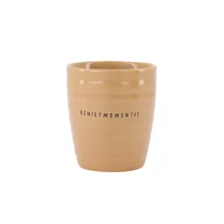 ZUSSS ZUSSS COFFEE MUG GENIETMOMENTJE CAMEL