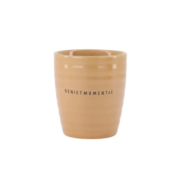 ZUSSS ZUSSS COFFEE MUG GENIETMOMENTJE CAMEL