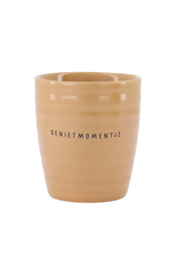ZUSSS ZUSSS COFFEE MUG GENIETMOMENTJE CAMEL