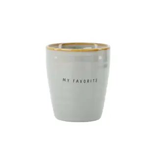 ZUSSS ZUSSS COFFEE MUG MY FAVORITE ASH BLUE