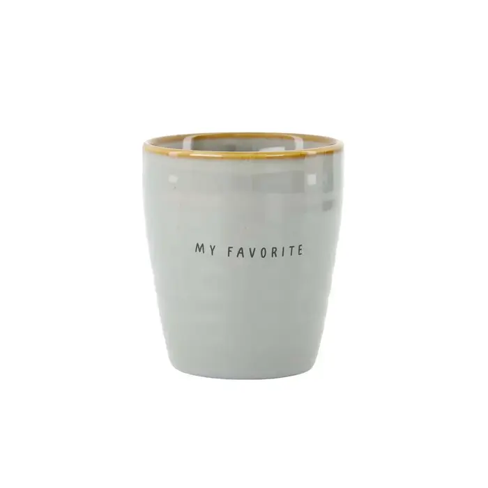 ZUSSS ZUSSS COFFEE MUG MY FAVORITE ASH BLUE