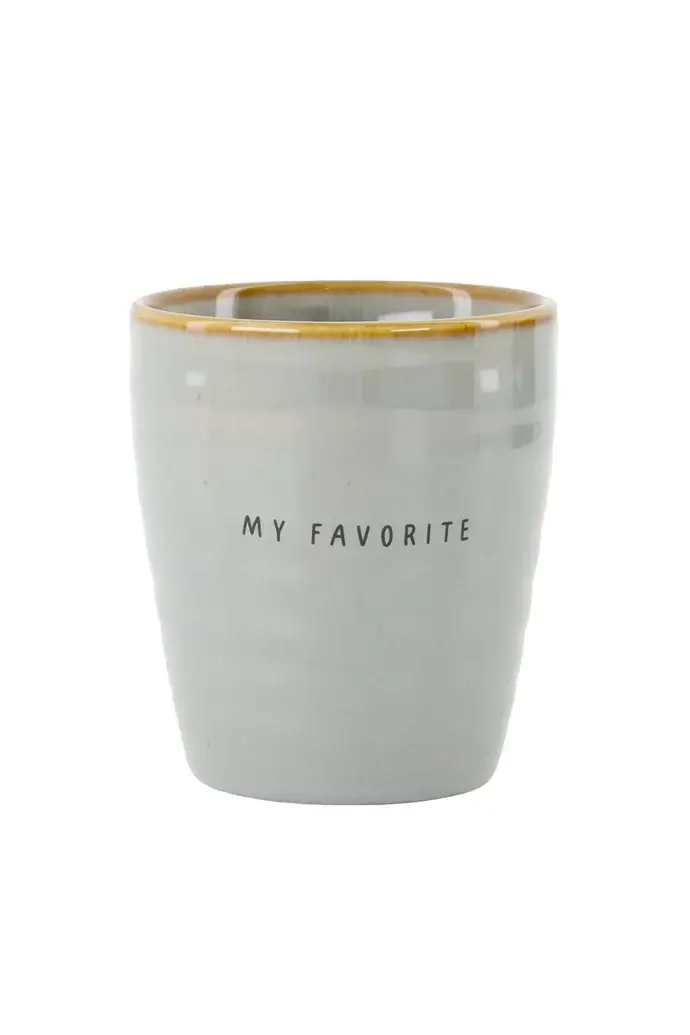 ZUSSS ZUSSS COFFEE MUG MY FAVORITE ASH BLUE