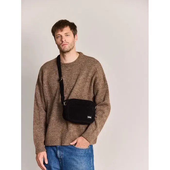 HINDBAG HINDBAG NINO VELOURS NOIR