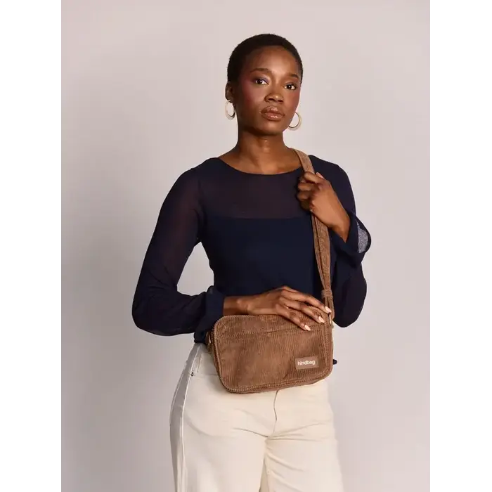 HINDBAG HINDBAG NINO VELOURS MACCHIATO