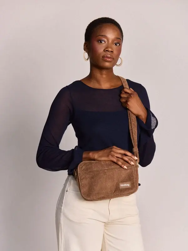 HINDBAG HINDBAG NINO VELOURS MACCHIATO