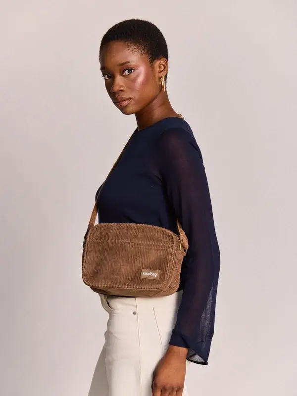 HINDBAG HINDBAG NINO VELOURS MACCHIATO