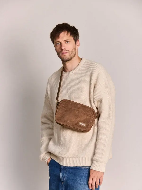 HINDBAG HINDBAG NINO VELOURS MACCHIATO
