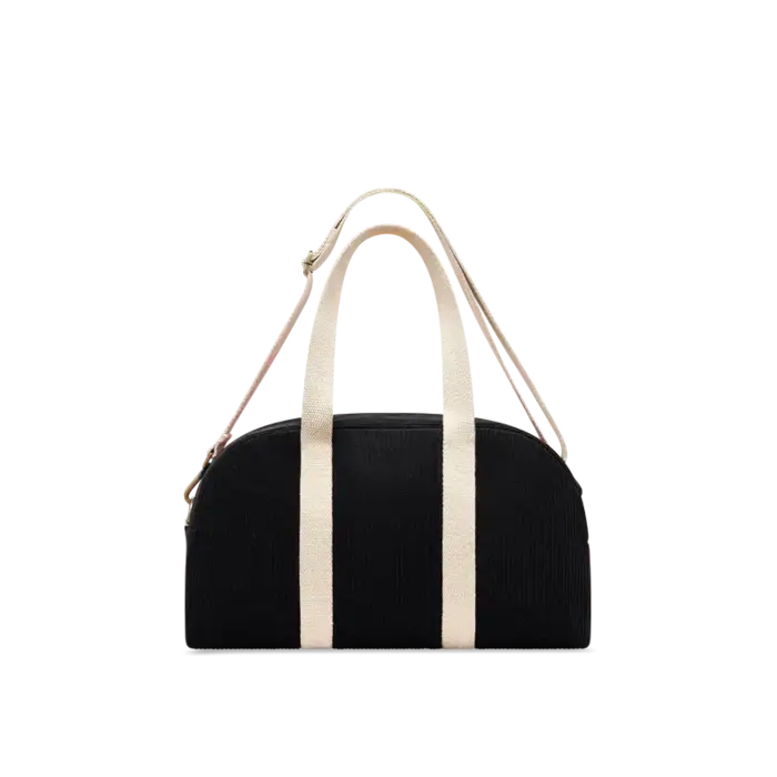 HINDBAG HINDBAG CHARLIE BOWLING BAG VELOURS NOIR