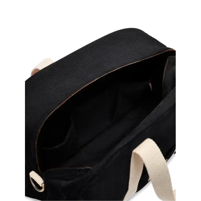 HINDBAG HINDBAG CHARLIE BOWLING BAG VELOURS NOIR